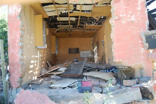 Earthquake Damage to a home
