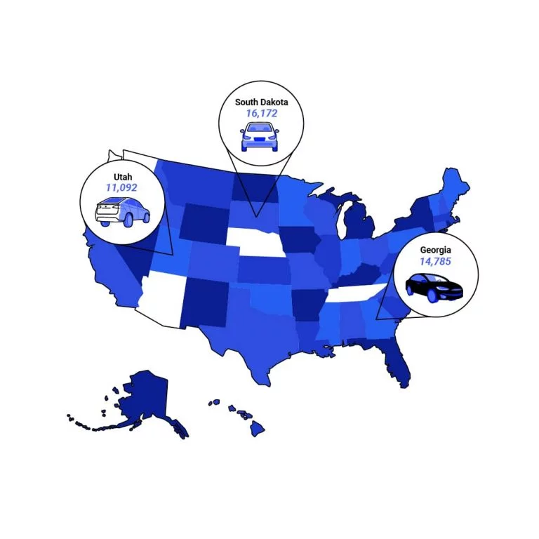 What’s the Average Annual Miles Driven In Each State?
