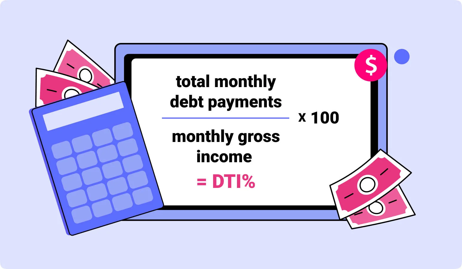 debt to income ratio