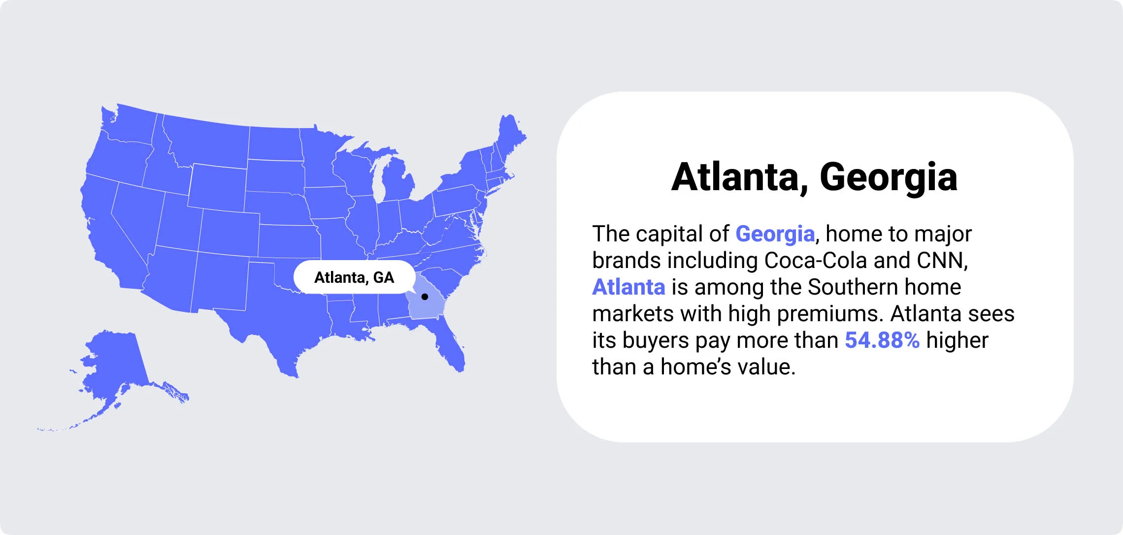 atlanta georgia overvalued housing markets