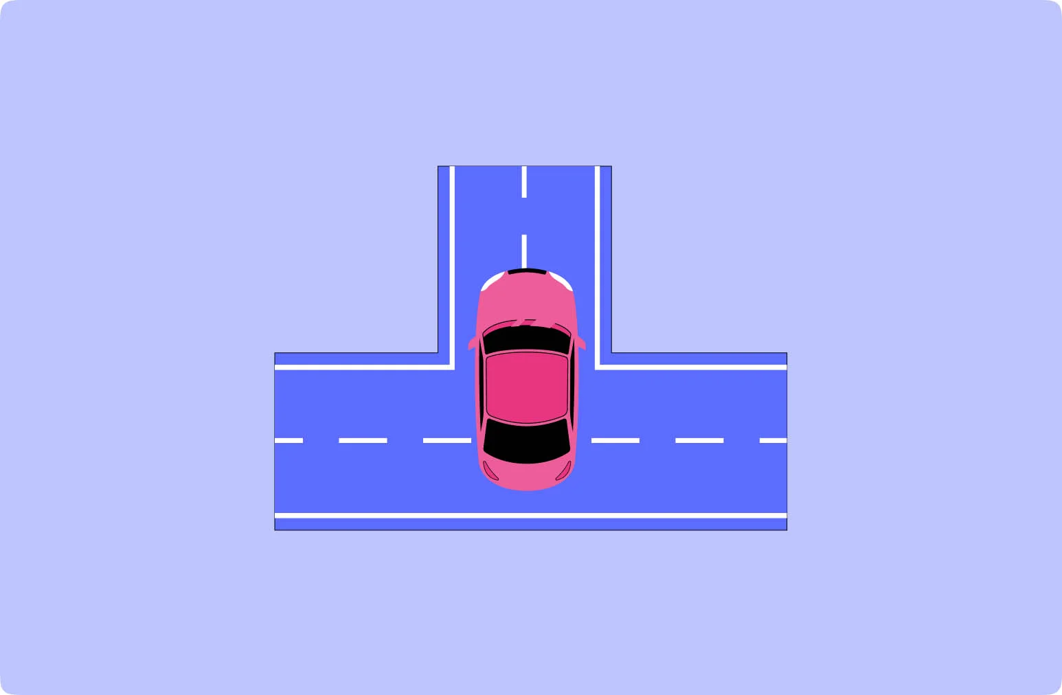 Crossing lanes while turning Crossing lanes while turning